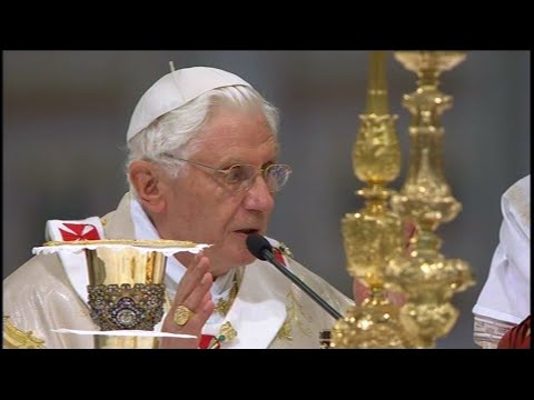 Messa Corpus Domini 2011 (23 giugno). Benedetto XVI