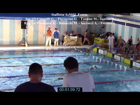 Staffetta 4x50SL Femm. (Ass.  + Rag.) - Follonica 13.05.18