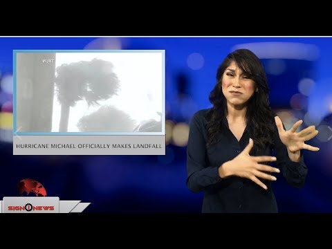 Hurricane Michael officially makes landfall (ASL - 10.10.18)