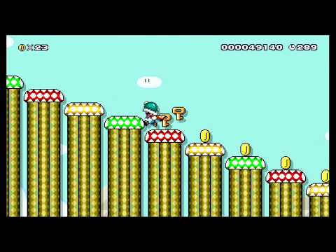 Easy's Normal SMW Overworld 1! by GTRP_Easy - SUPER MARIO MAKER - NO COMMENTARY 1bf