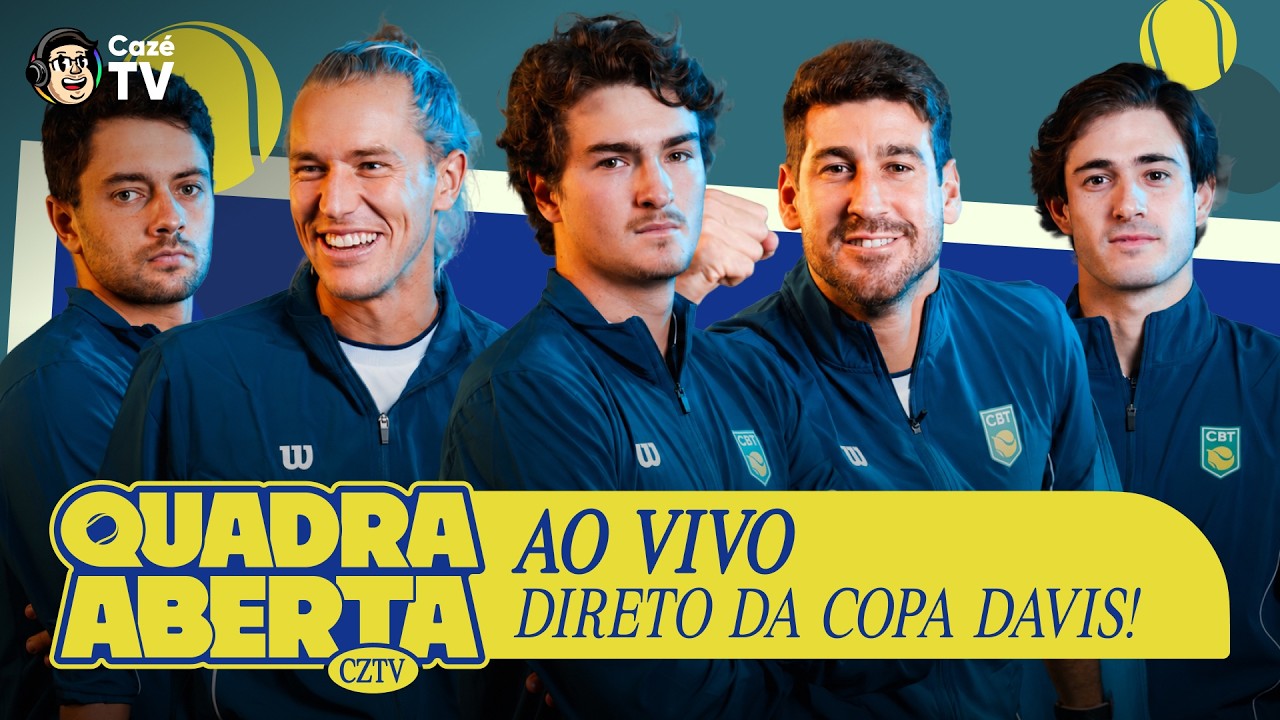 AO VIVO: LOGO APÓS A ESTREIA DO BRASIL NA COPA DAVIS | QUADRA ABERTA
