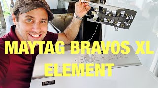 Maytag Bravos XL dryer not heating | Heating element swap 3387747