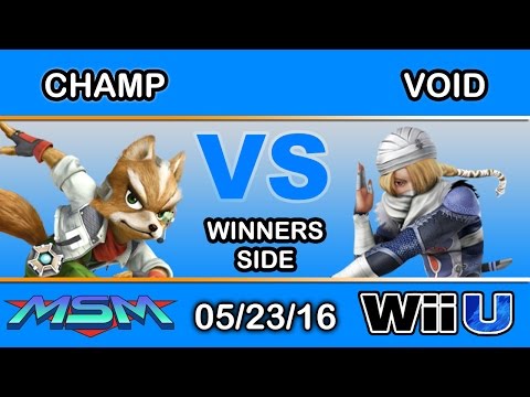 MSM 51 - 2GG | Champ (Fox) Vs. 2GG | VoiD (Sheik) Winners Side - Smash Wii U
