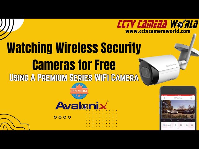 Wireless Security Camera Setup with WiFi Router