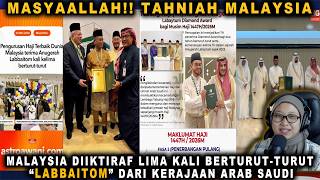 Download lagu MASYAALLAH❗ MALAYSIA DIIKTIRAF 'LABBAITOM LIMA KALI BERTURUT-TURUT' OLEH KERAJAAN ARAB SAUDI❗ mp3