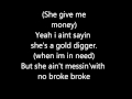 Glee - Gold Digger Lyrics Video! 