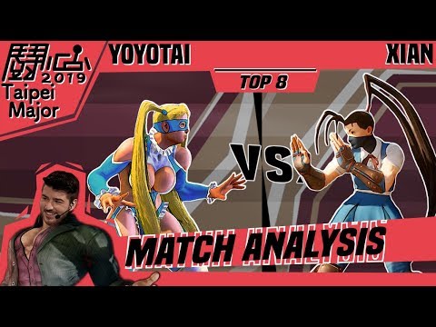 SFV AE Match Analysis: Taipei Major 2019 TOP 8 - Yoyotai vs. Xian