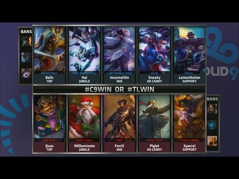 TL vs C9 Game 2 Highlights - TEAM LIQUID vs CLOUD 9 - FINALS NA LCS SUMMER 2015 REGIONALS