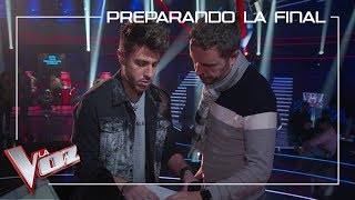 Ángel Cortés y Antonio José ensayan &#39;A dónde vas&#39; | Preparando la Final | La Voz Antena 3