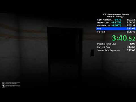 [WR] SCP CB Gate B Ending 2 Any% in 5:57