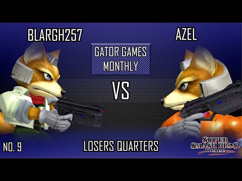 Gator Games #9 - blargh257 (Fox) VS Azel (Fox) - SSBM - Losers Quarters