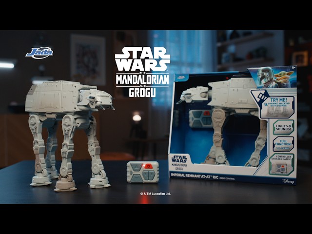 Vídeo relacionado con Jada Star Wars AT-AT Walker Teledirigido 33 cm, Robot Imperial con Luz y Sonido, Movimiento Realista, Cabeza Móvil, Juguete +6 Años (9336944314R00)