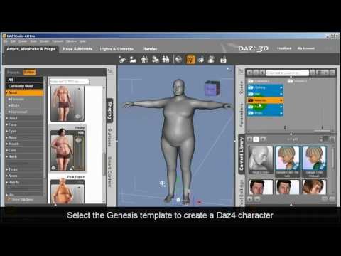 3DXchange5 Preview - Import Daz Character to iClone