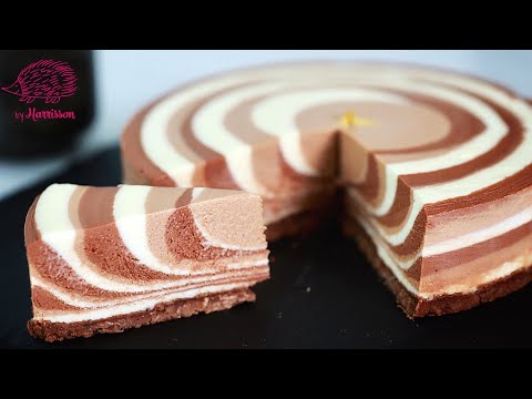 No Bake Triple Chocolate Cheesecake