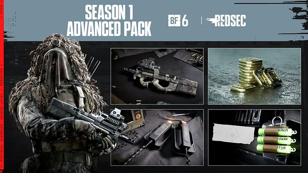 Battlefield 6 New Season 1 Advanced Pack Bundle