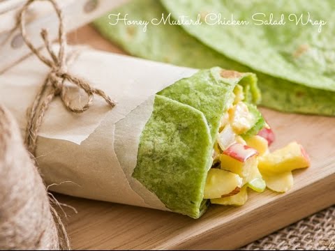 Honey Mustard Chicken Salad Wraps Recipe