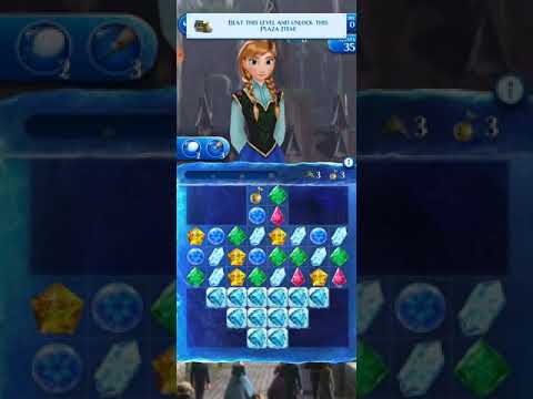 Frozen Free Fall-Level 47 3 STARS NO BOOSTERS #frozen #frozenfreefall