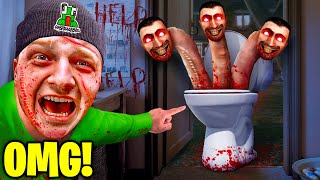 UNSPEAKABLE Found ANGRY SKIBIDI TOILET EXE in His House!