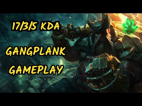 shaaarkY (GANGPLANK) vs WUKONG - 17/3/5 KDA TOP GAMEPLAY - EUW Ranked DIAMOND v9.6