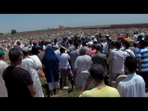 تشييع جنازة الفنان عبد الله العمراني بمراكش