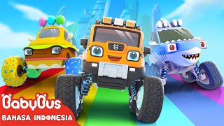 Download lagu Transformasi Besar Mobil Monster | Lagu Mobil Monster | Lagu Mobil | BabyBus Bahasa Indonesia mp3