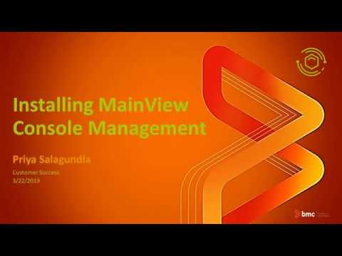 MainView Console Management - Installing MVCM