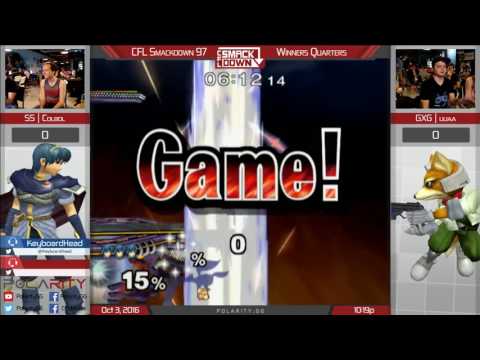 CFL Smackdown 97 Melee - SS Colbol (Marth) vs GXG Uuaa (Fox) - Winners Quarters