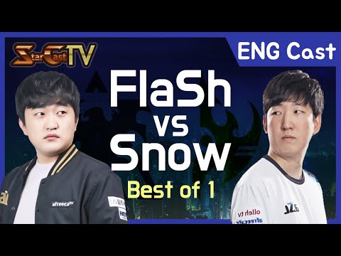 [ENG] Flash vs Snow on Eclipse (TvP) N.1 - Starcraft Remastered Brood War (StarCastTV English)