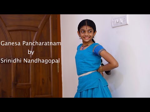 Ganesa Pancharatnam by Srinidhi Nandhagopal - Sridevi Nrithyalaya - Bharathanatyam Dance
