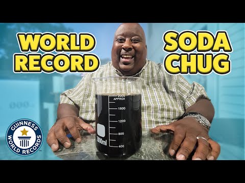 1st YouTube video about how many cans of soda in a 2 liter