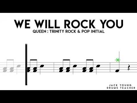 We Will Rock You - Trinity Rock & Pop Drums : Initial (OLD)