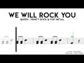 We Will Rock You Trinity Rock Pop Drums Initial OLD