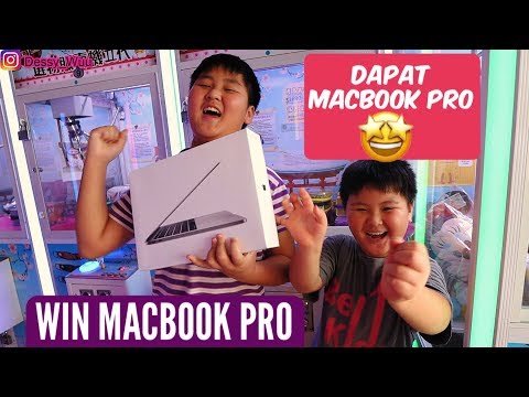 WIN MACBOOK PRO FROM CLAW MACHINE |  夾娃娃
