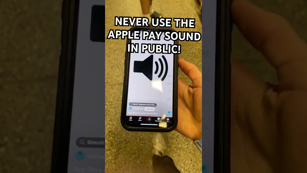Apple Pay Sound Prank Gone Wrong! #skit #funny