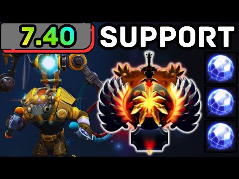 🔥 NEW PATCH 7.40 !!! TINKER HARD SUPPORT UTILITY DOES EVERYTHING | DOTA 2 GAMEPLAY 🔥