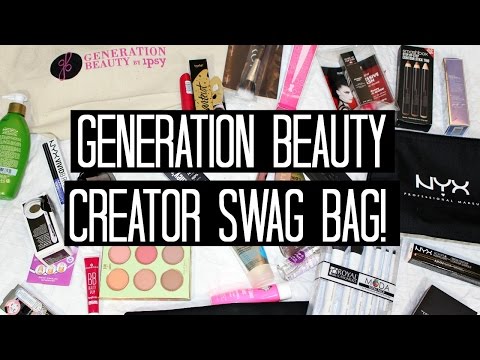 Gen Beauty Creator Swag Bag 2016! | samantha jane Video