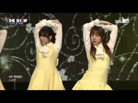 141216 에이핑크(Apink) SBSMtv The Show LUV & 1위 소감  1080p 60fps