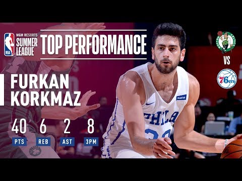 Furkan Korkmaz Scores 40 Points In 2018 MGM Resorts Las Vegas Summer League Debut