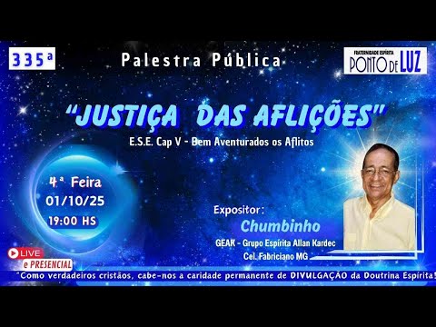 #335 "JUSTIÇA DAS AFLIÇÕES" com CHUMBINHO/GEAK Cel. Fabriciano MG