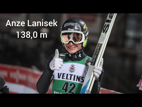 Anze Lanisek 138,0 m  (07.02.2021). Konkurs indywidualny Klingenthal 2020/21