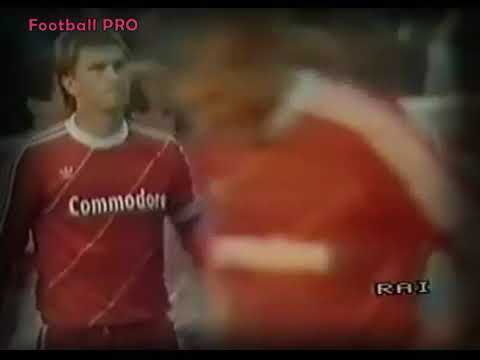 ECC 1985-86. Round 1. Górnik Zabrze - Bayern München. Highlights.