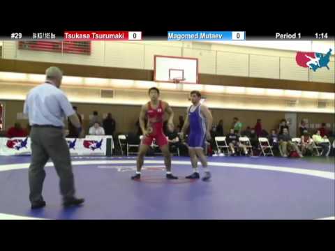 GR 84 KG - QF - Tsukasa Tsurumaki (JPN) vs. Magomed Mutaev (KGZ)