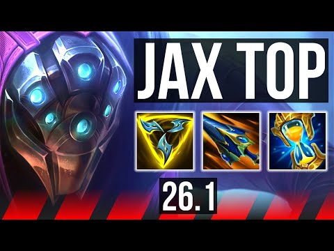 JAX vs ZAAHEN (TOP) | 7k gold comeback, 38K damage | EUW Master | 26.1