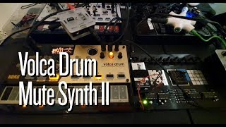 Video thumbnail for Volca Drum and Mute Synth II by 2403R / Case Woo