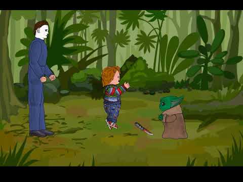 Michel Myers  chucky vs baby yoda