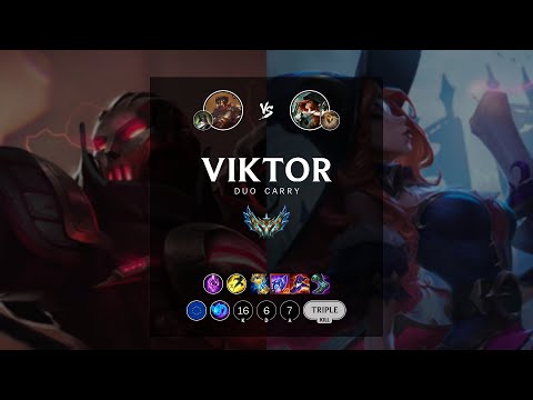 Viktor Bot vs Miss Fortune - EUW Challenger Patch 12.8