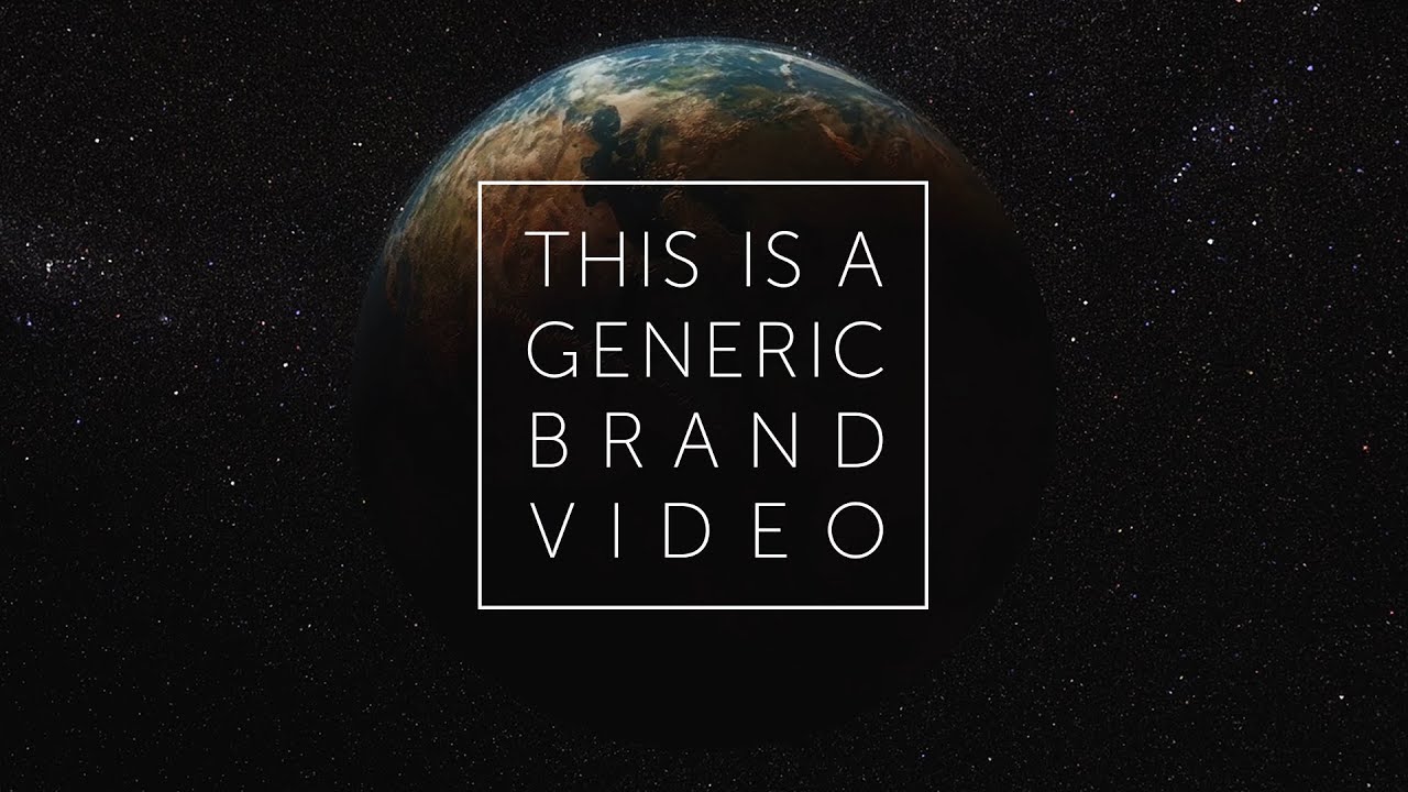 This Is a Generic Brand Video, by Dissolve