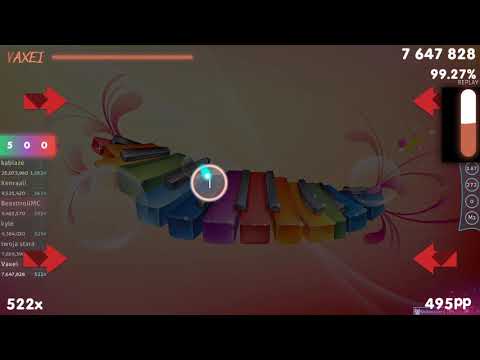 [8⭐] Vaxei | D(ABE3) - MANIERA [THREE DIMENSIONS] +HD 98.59% {#1 💖 FC} - osu!