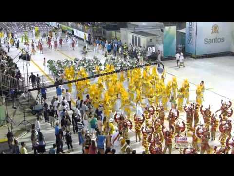 GRCES X 9 SANTOS  DESFILE   CARNAVAL 2015