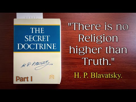 THE SECRET DOCTRINE By H.P Blavatsky Part 1 Audiobook